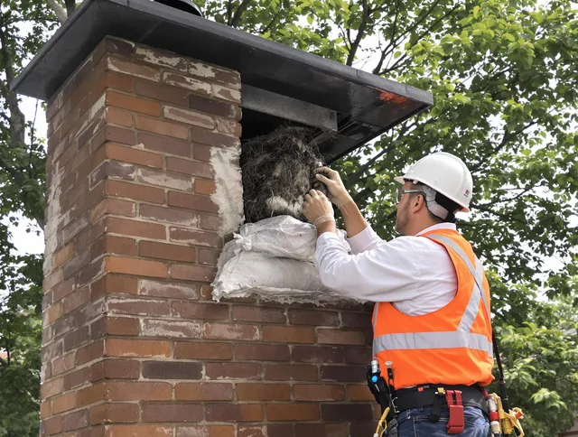 Humane removal of debris and animals by Bell Chimney Sweep in Bell, CA