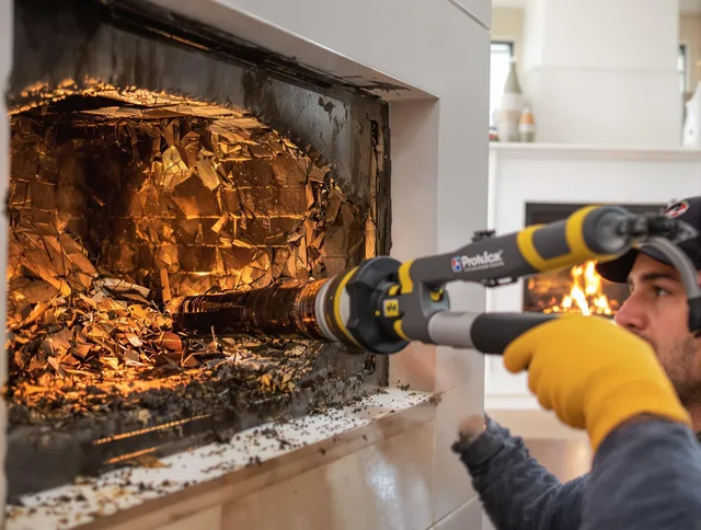 Professional chimney cleaning by Bell Chimney Sweep in Bell, CA