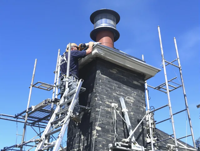 Sturdy chimney crown finished by Bell Chimney Sweep in Bell, CA