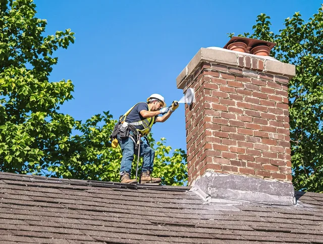 Bell Chimney Sweep performing an inspection with advanced tools in Bell, CA