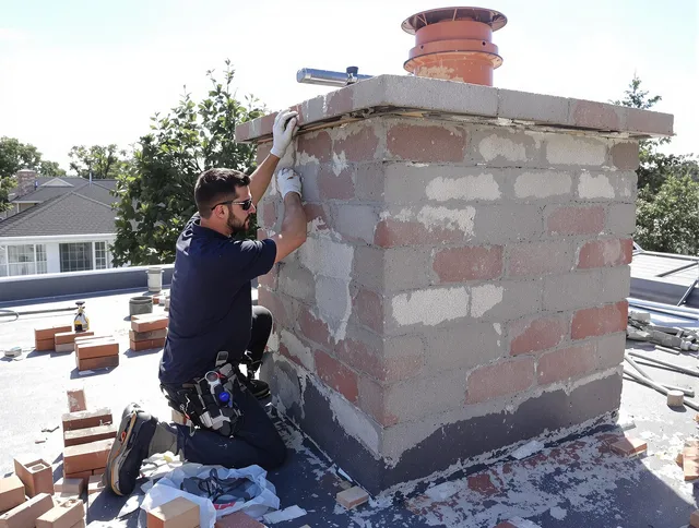 Advanced chimney repair process by Bell Chimney Sweep in Bell, CA
