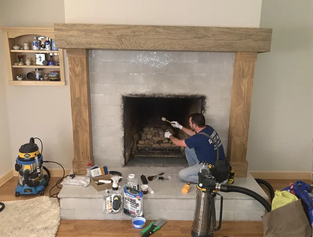 Detailed creosote removal process by Bell Chimney Sweep in Bell, CA