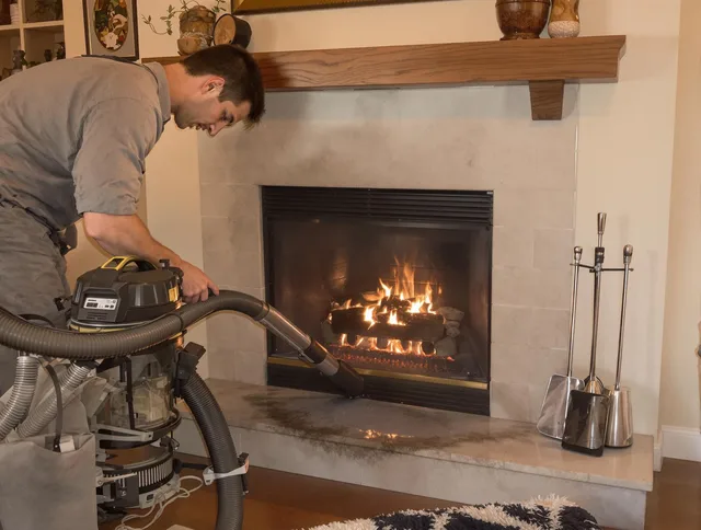 Routine fireplace upkeep by Bell Chimney Sweep in Bell, CA